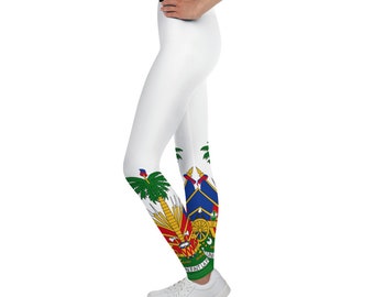 Haitian Flag Youth Leggings