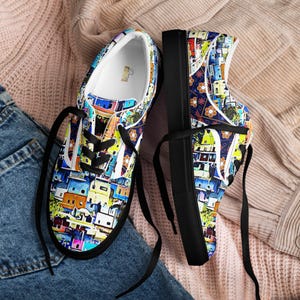 Women’s lace-up Rinvil canvas shoes