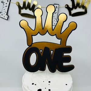 Notorious ONE Cake Topper: Hip Hop Birthday Party Decor