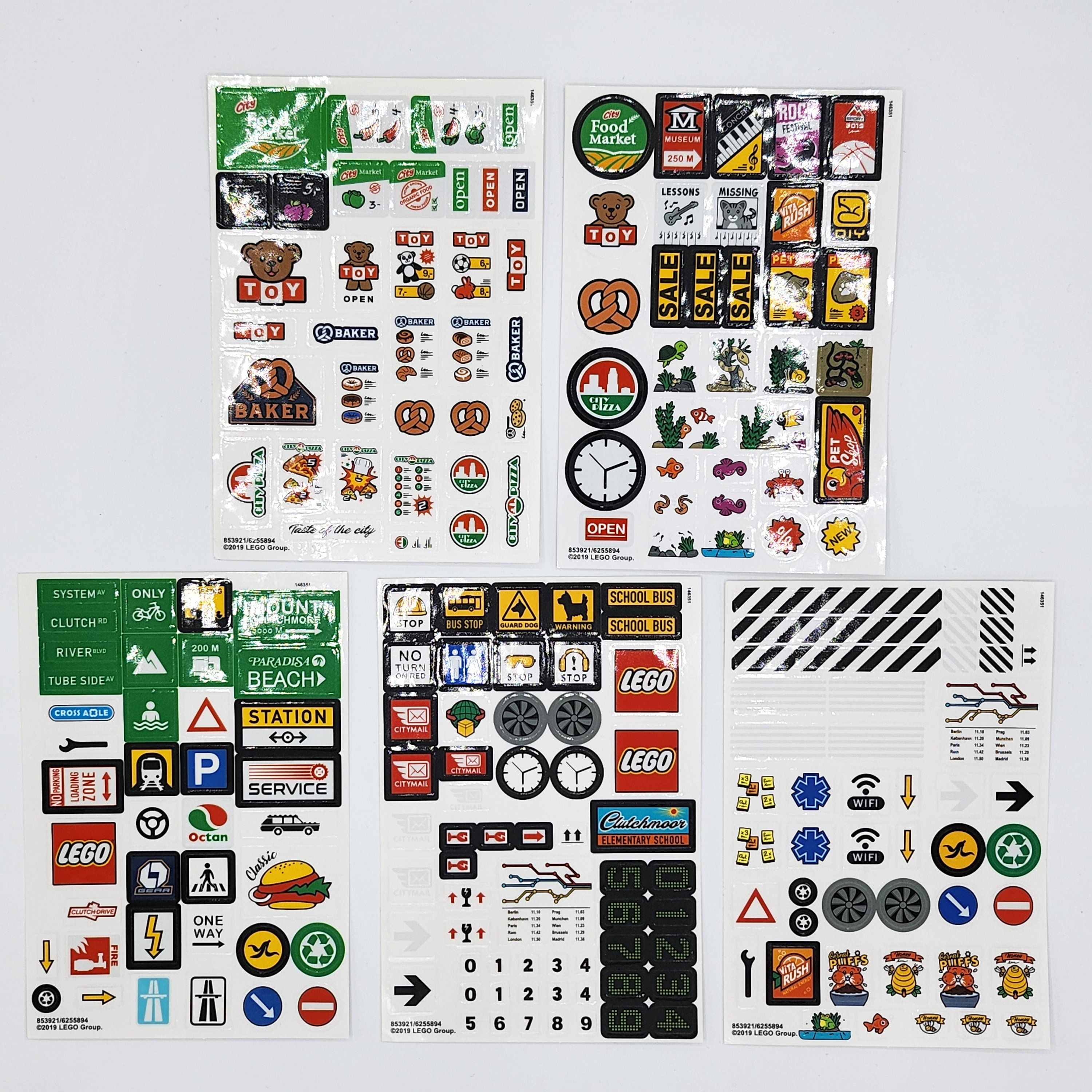 Lego xtra brick stickers hotsell