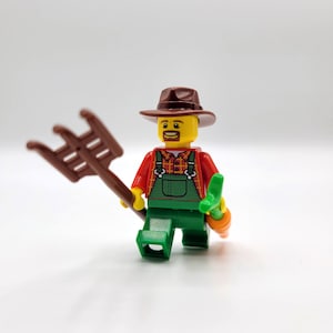 Custom LEGO® minifigure male Farmer