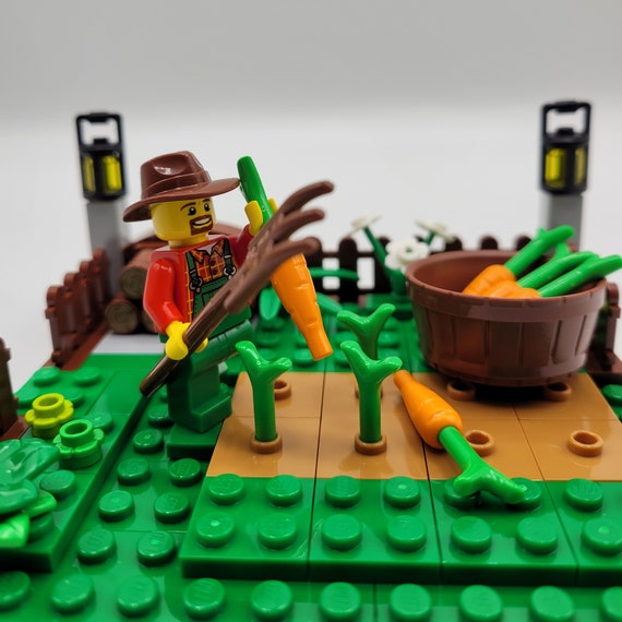 Lego farmer minifigure hotsell
