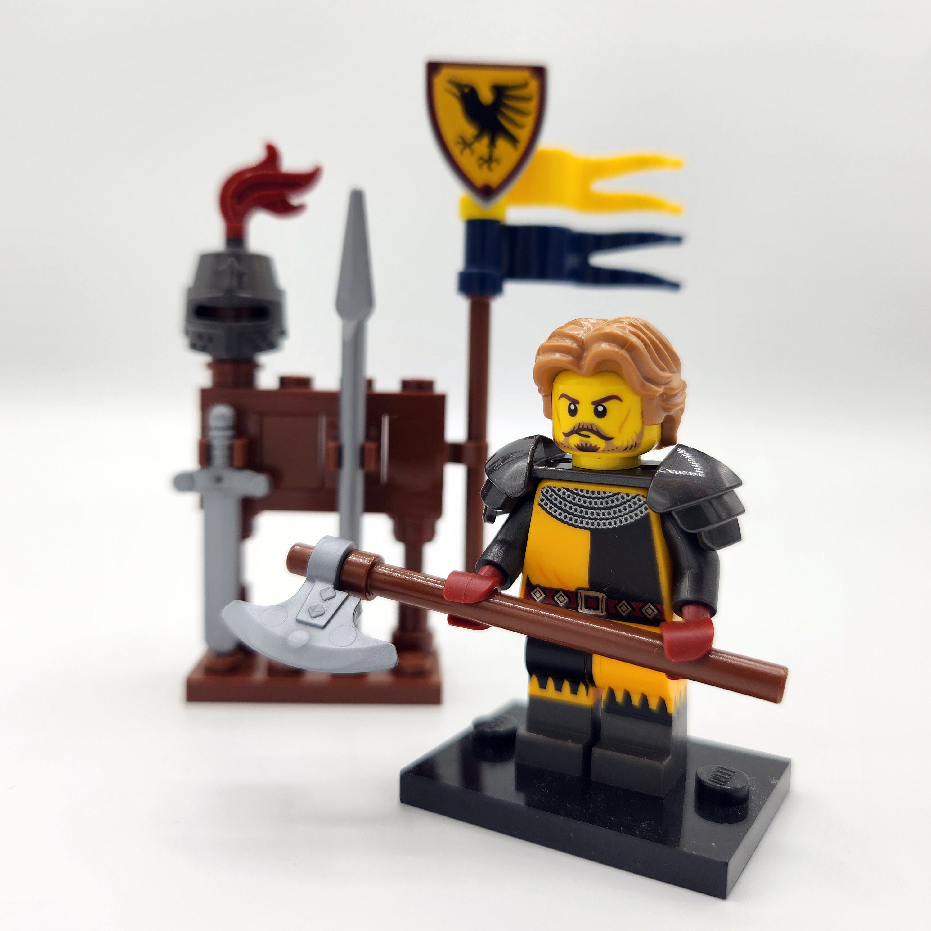 LEGO minifigure male raven knight ver.2
