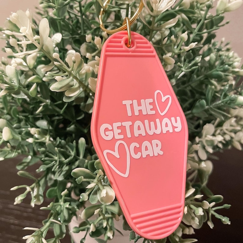 Retro Motel Keychain Custom Keychain Cute Motel Keychains Etsy