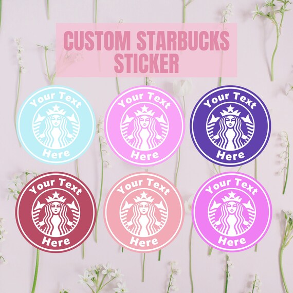 Custom Starbucks Labels Etsy