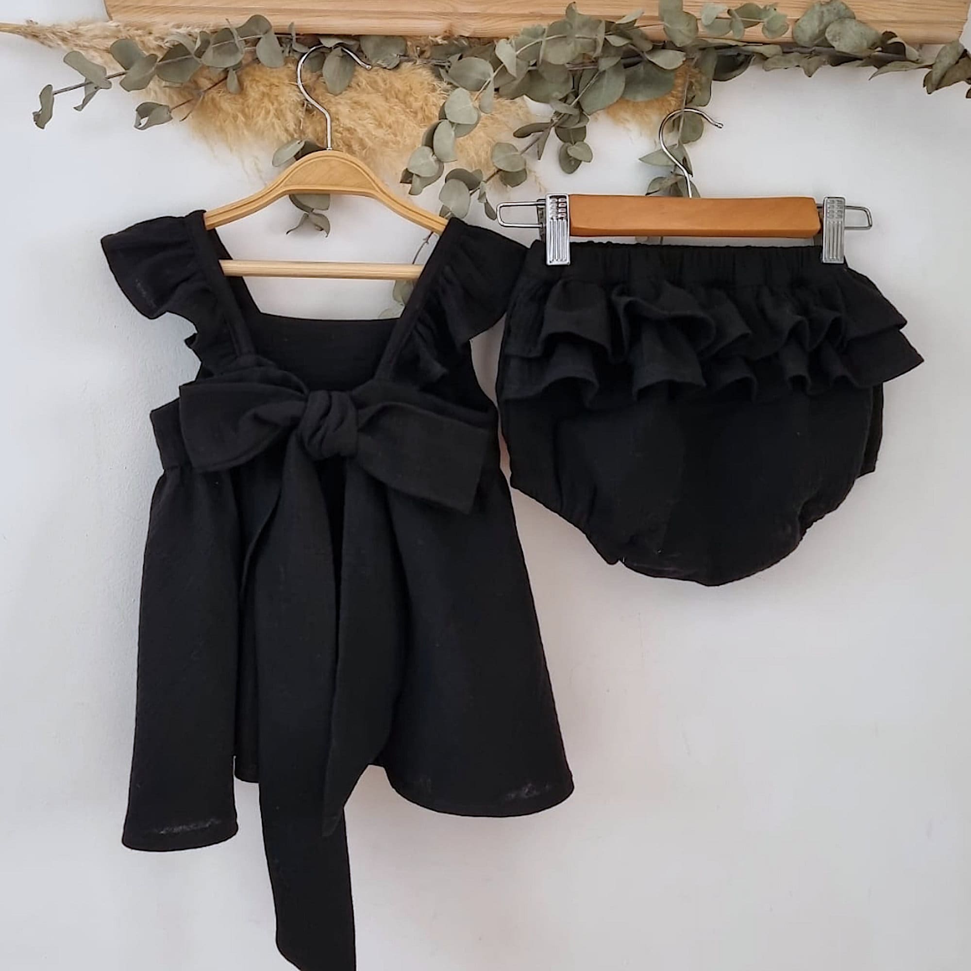 Black dress for 1 year old discount