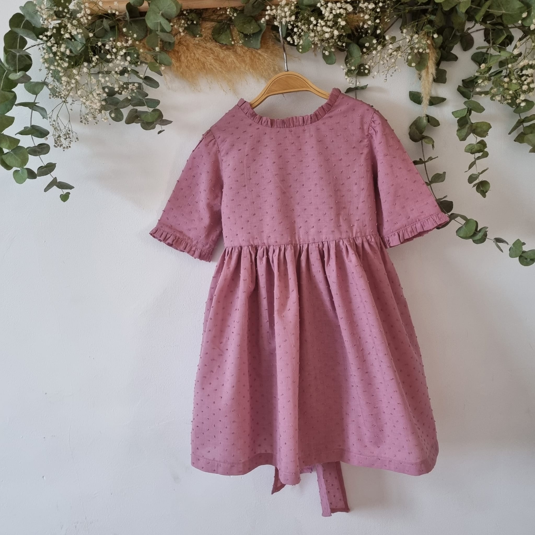 Girls Dusty Blue Dress Wedding Dress Blue Baby Girl Blue Etsy