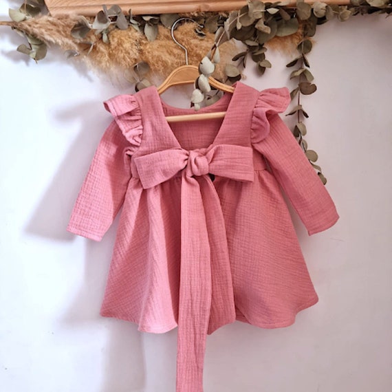 0-3 Ans Bébé Enfant Fille Vêtements Robe Rouge d'Été de Style Bohème  Africain avec Bandeau Cheveux