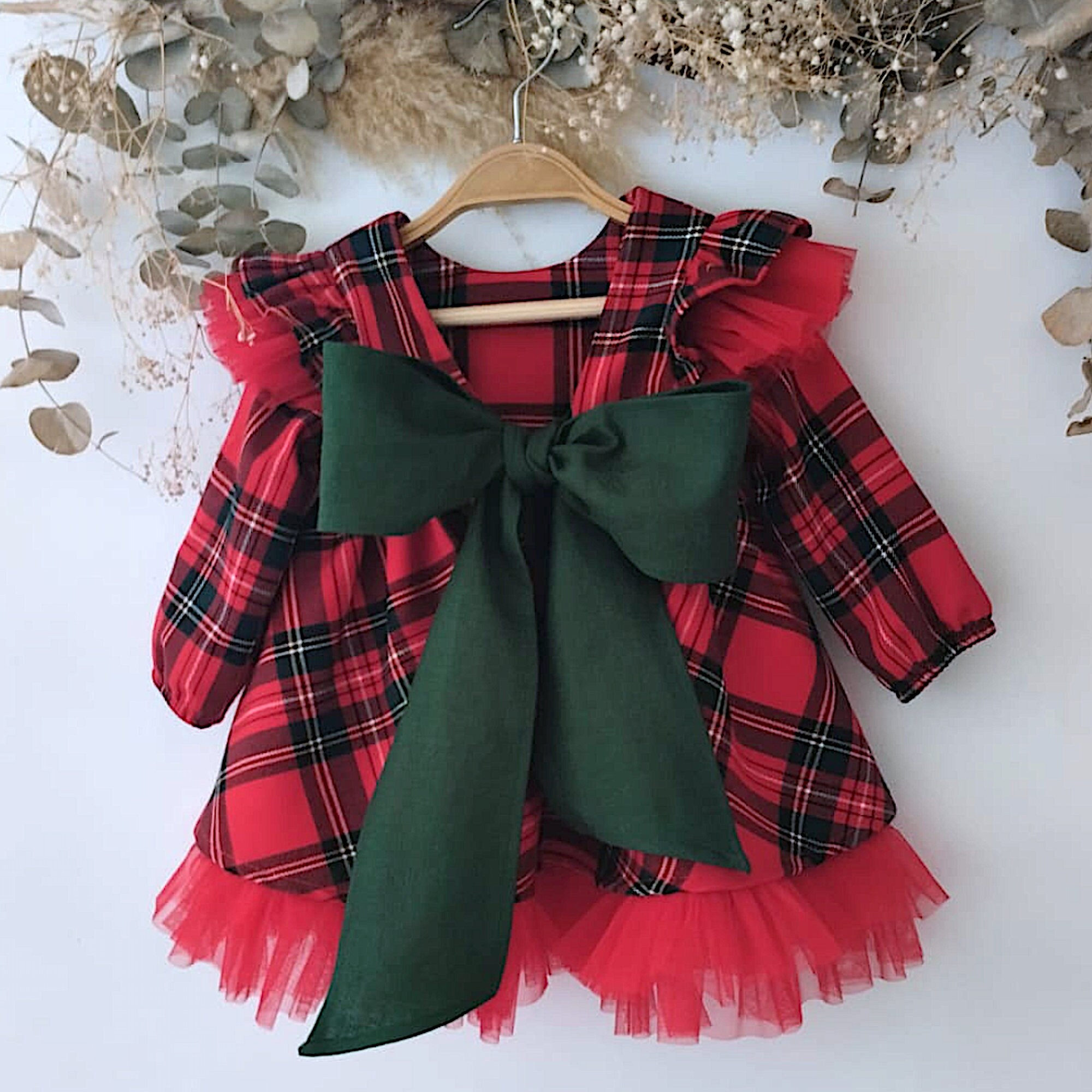 red dress plaid 100% Cotton Puff Sleeve Midi Search: Skater Dresses Size:52 R Wish-Bone Chunky Blue Cheese