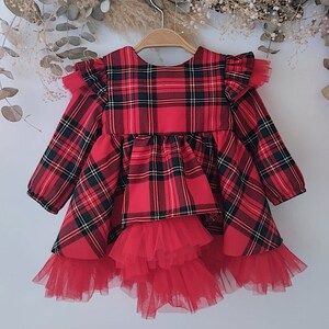 Toddler christmas dress, Girls christmas dress, christmas dress for girls, christmas dress toddler, baby christmas dress. image 8