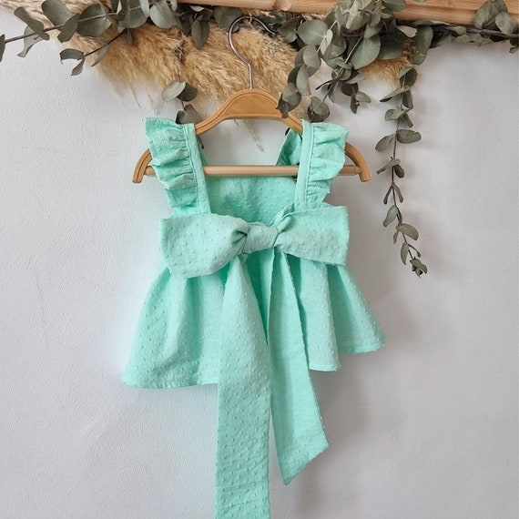 Mint green dress for baby girl cheap