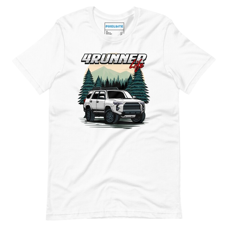 4Runner-Inspired Tee: Perfect Adventure Wear for SUV Enthusiasts & Trail Lovers | Classic Off-Road Design Shirt for Outdoor Journeys