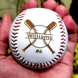 Pelotas de béisbol personalizadas, pelotas de equipo, pelotas de liga, liga pequeña, pelotas de equipo personalizadas - regalo de béisbol personalizado - mamá de béisbol