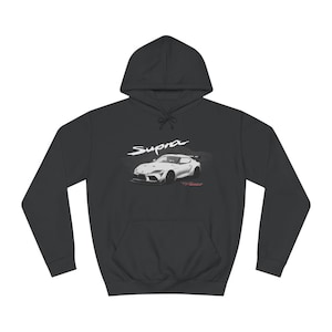Toyota Supra Graphic Hoodie - Automotive Art & Drift Culture