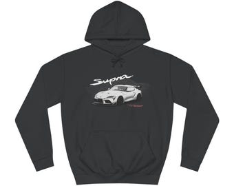 Moletom com capuz gráfico Toyota Supra - Arte automotiva e cultura do drift