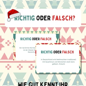 Family game for Christmas, Christmas game night for the whole family, Printable games, Digital PDF file for immediate download