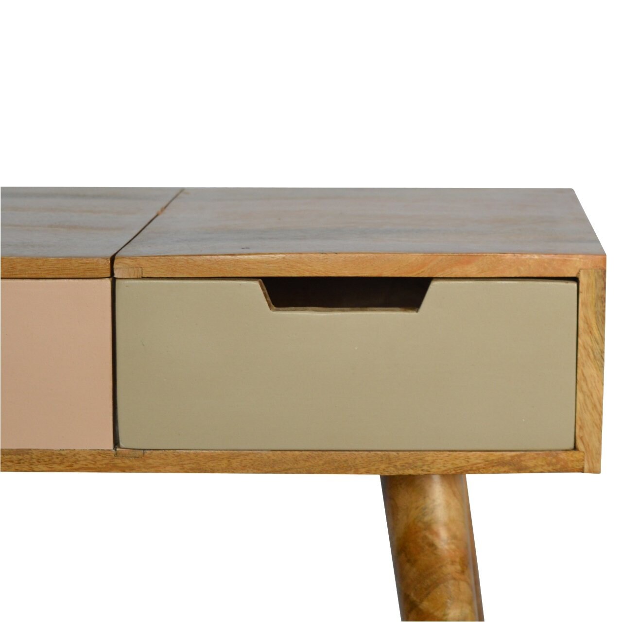 Blush Pink Dressing Table With Foldable Mirror Etsy UK