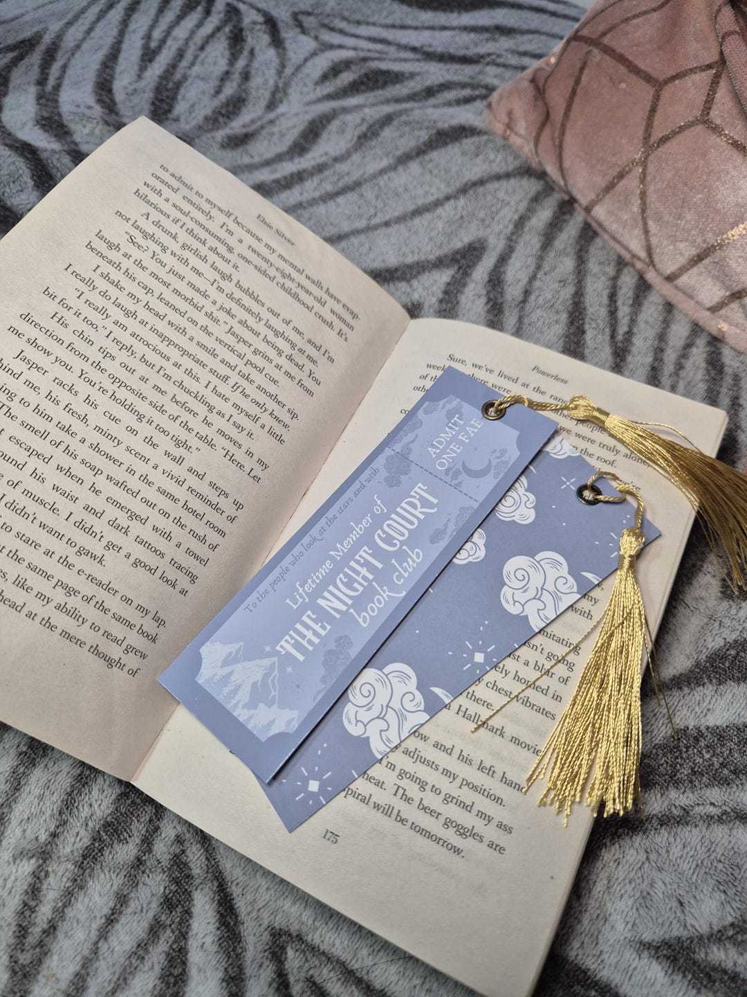 ACOTAR Series Inspired Night Court Bookmark - | Bookish Gift | Mist ...