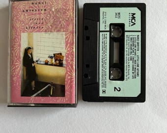 Nanci Griffith Little Love Affairs Cassette Tape