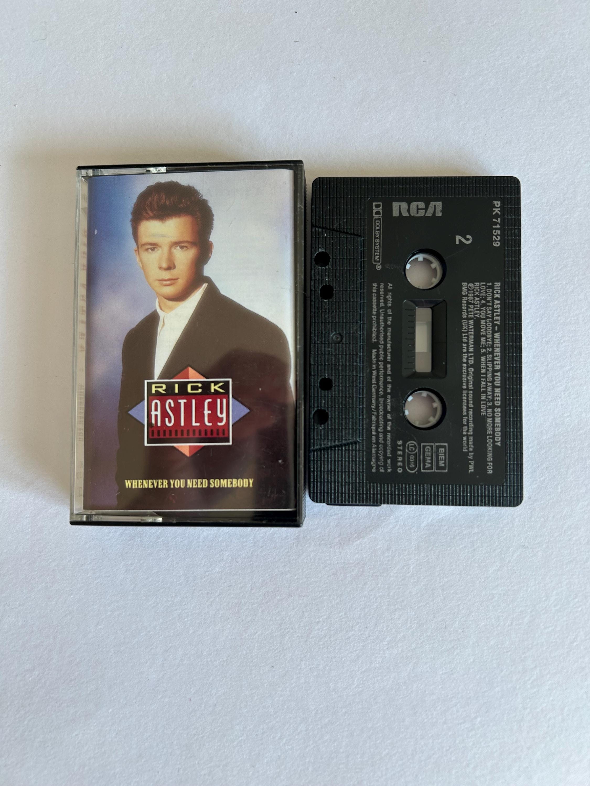 Rick Astley Whenever You Need Somebody Cassette Tape - Etsy