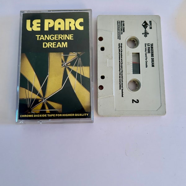 Tangerine Dream Le Parc Cassette Tape