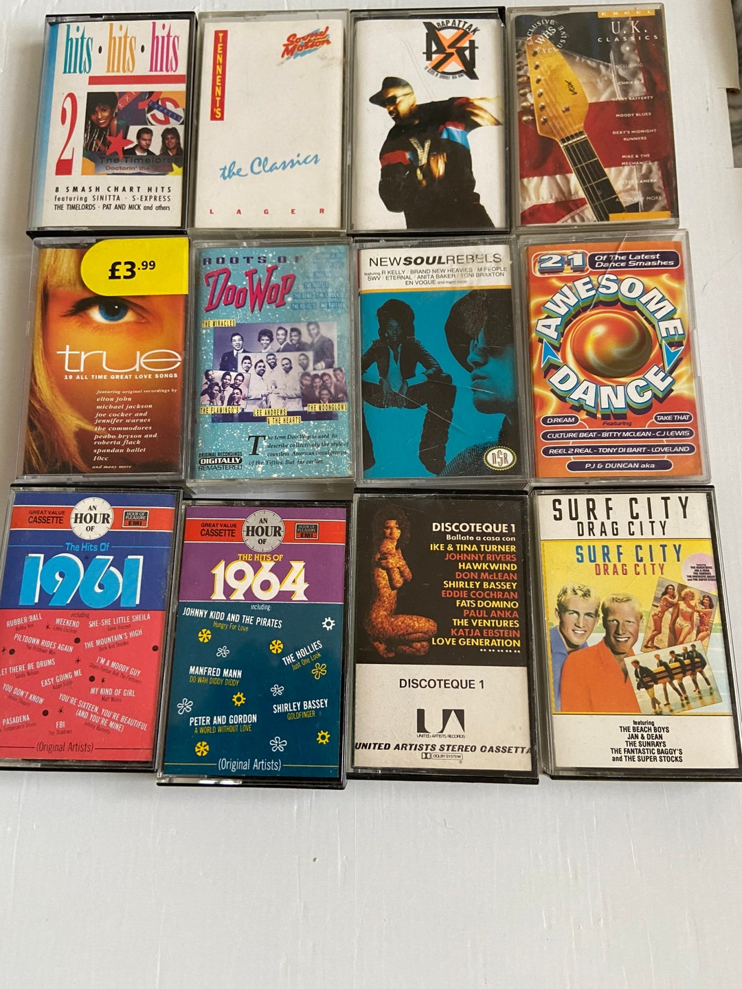 Cassette Tapes Various Prices Various  Artists,collections,compilations,dance,pop,rock,soul,rnb,heavy Rock,reggae,  