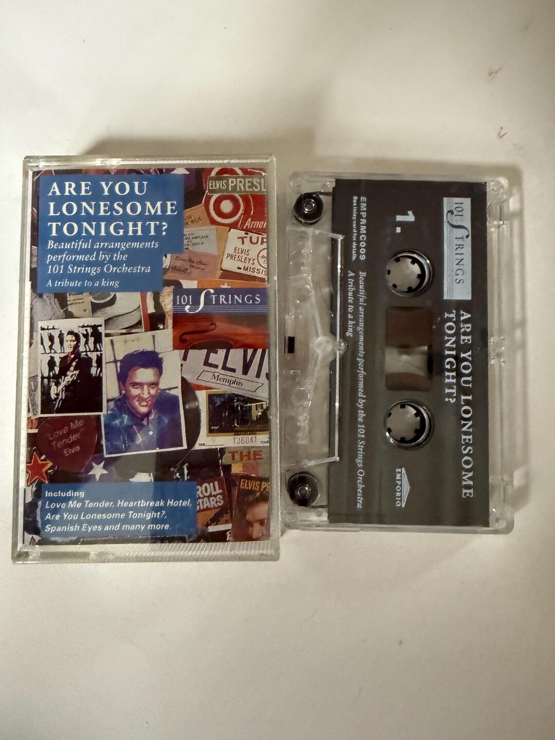 101 Strings Are You Lonesome Tonight Tribute to Elvis Presley Cassette ...