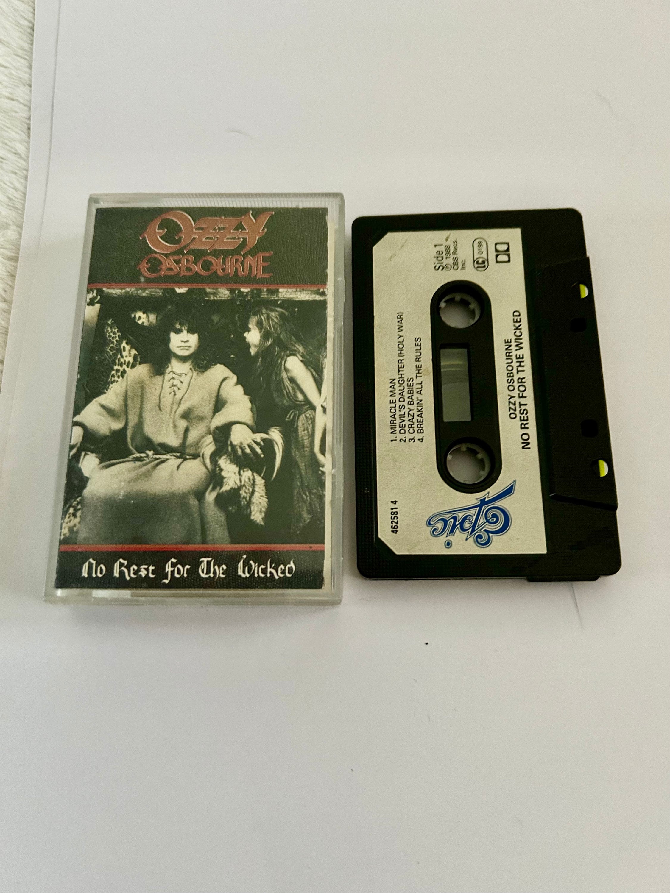 Ozzy Osbourne No Rest for the Wicked Cassette Tape - Etsy