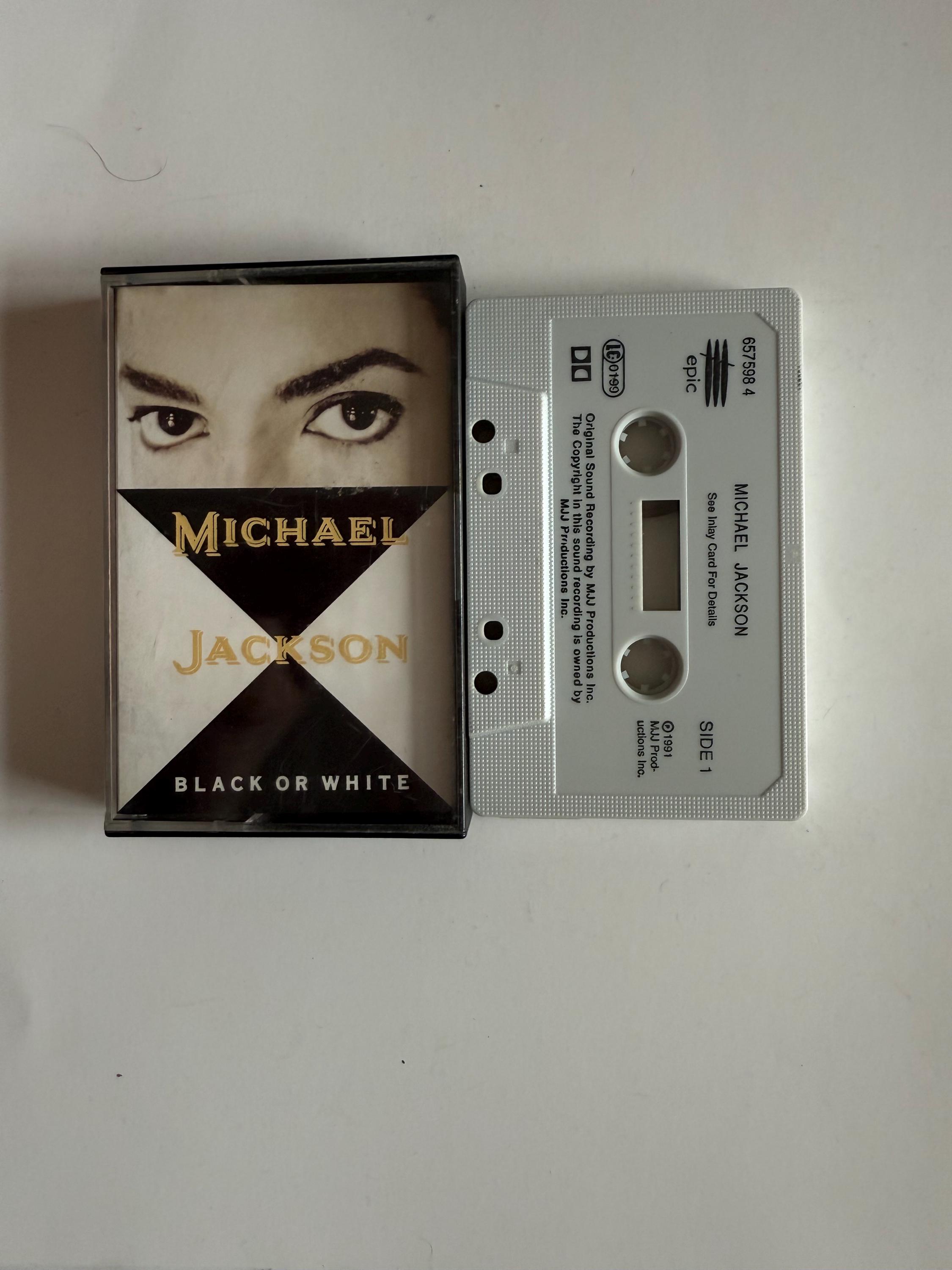 Michael Jackson Black or White Cassette Tape - Etsy