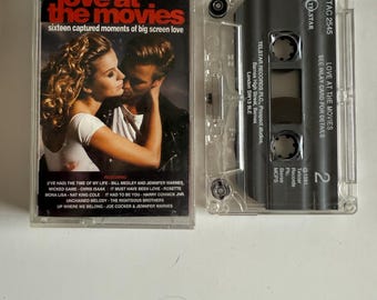 Love at the Movies Various Artists Cassette Tape - Etsy