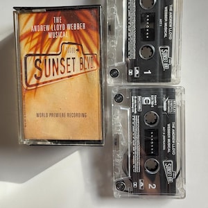 Sunset Blvd Andrew Lloyd Webber Double Cassette Tape