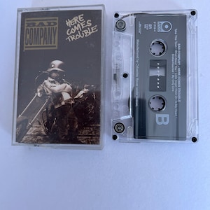 Bad Company Here Comes Trouble Cassette Tape