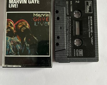 Marvin Gaye Live Cassette Tape