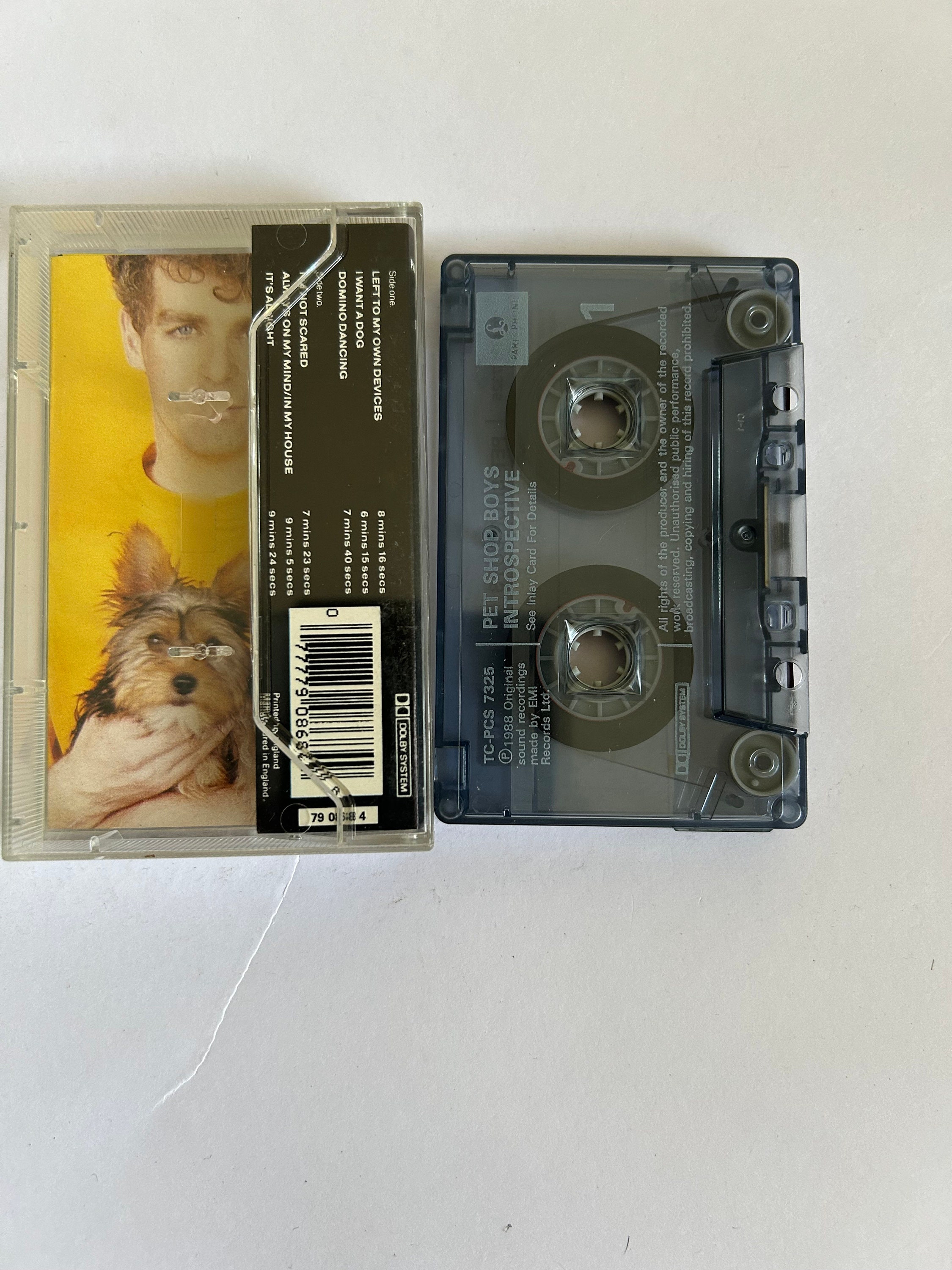 Pet Shop Boys Introspective Cassette Tape - Etsy Denmark