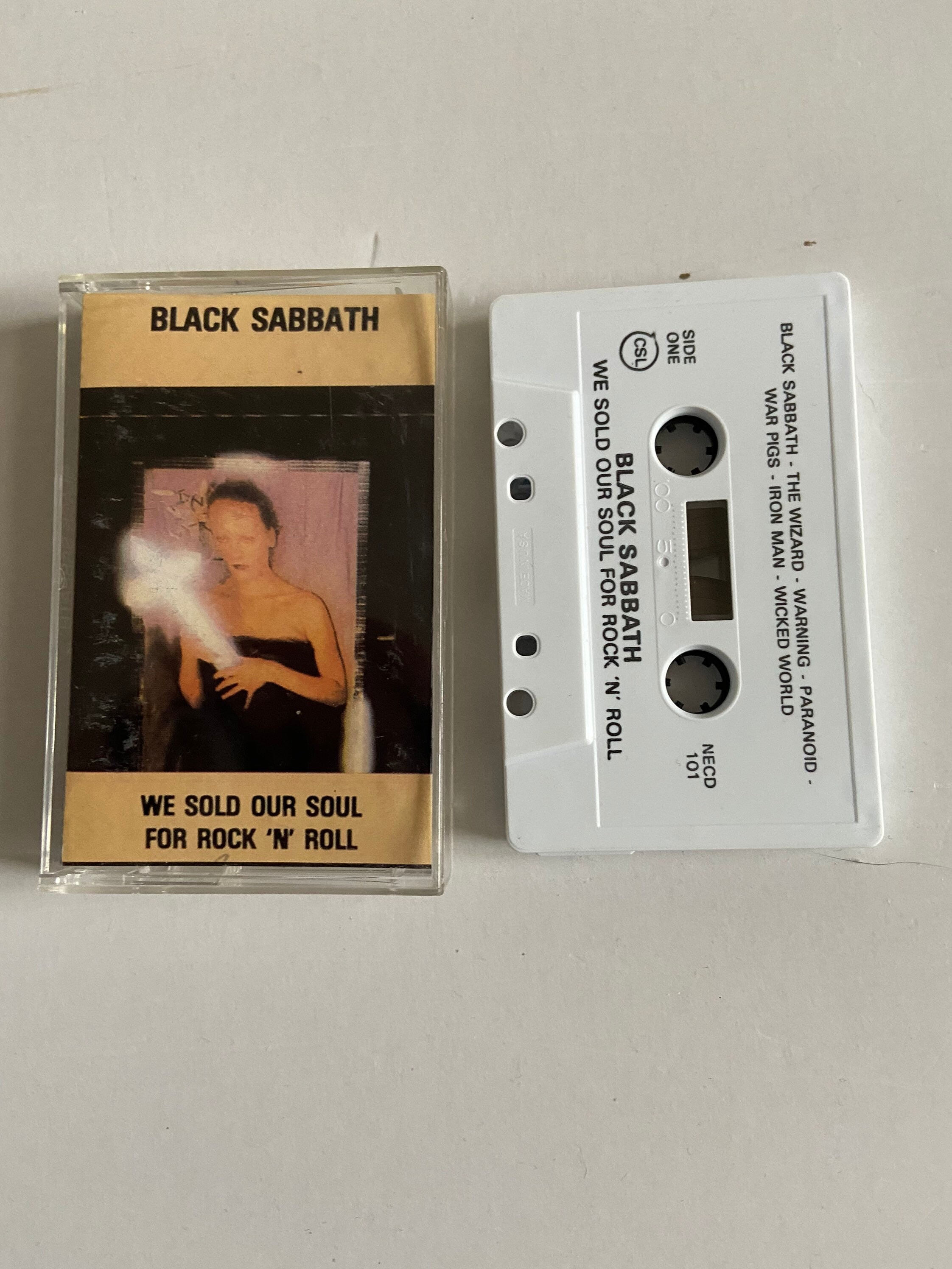 BLACK　ブラック・サバス　ROCK　SOUL　SABBATH　N　☆　SOLD　WE　FOR　ROLL(2本組)-　CP34-5017☆非売品】カセットテープ（見本盤/プロモ）　OUR