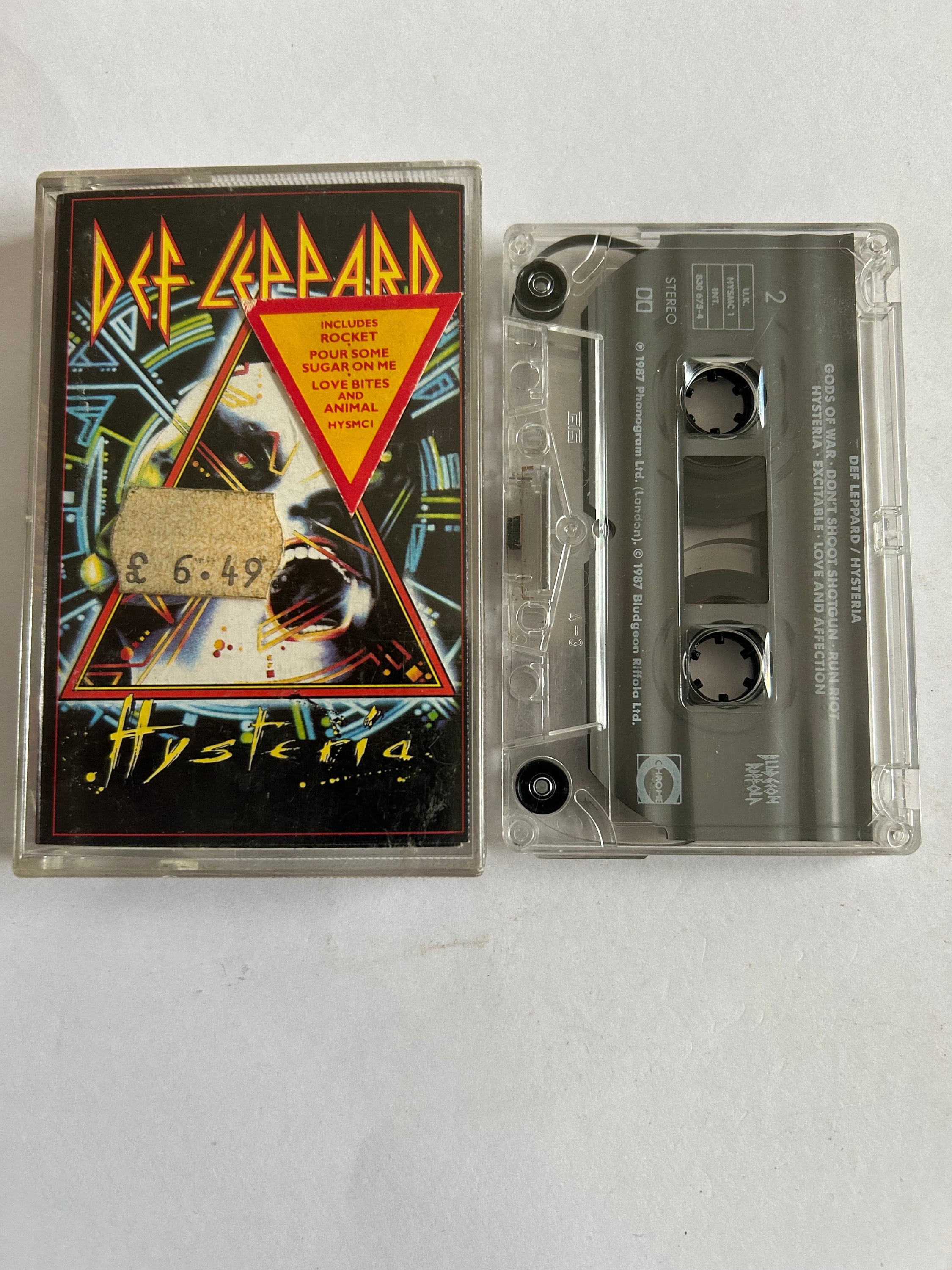 Def Leppard Hysteria Cassette Tape - Etsy
