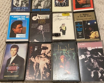 Male Artists various prices including David Gray,TomWaits,Johnny Cash,Sly Fox,Ian Dury,Roy Harper,Jon Secada,Rickie Lee Jones,Matthew Sweet