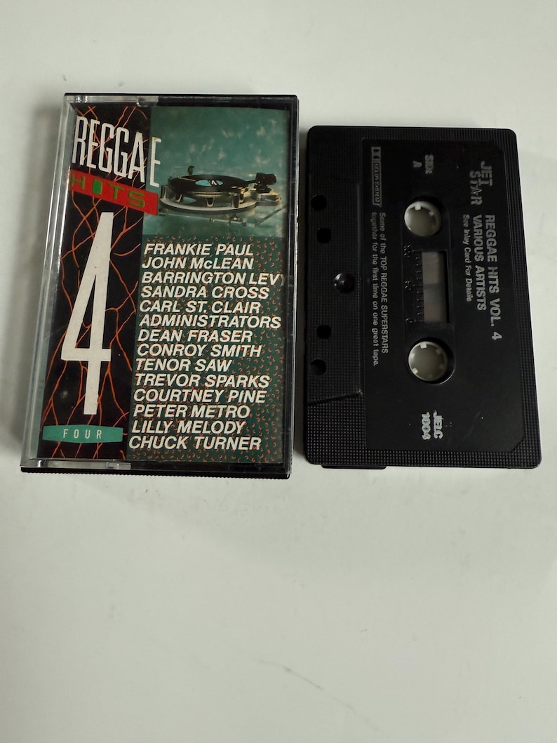 Reggae Numbers Reggae Hits Vol 4 Various Artists Cassette Tape - Etsy