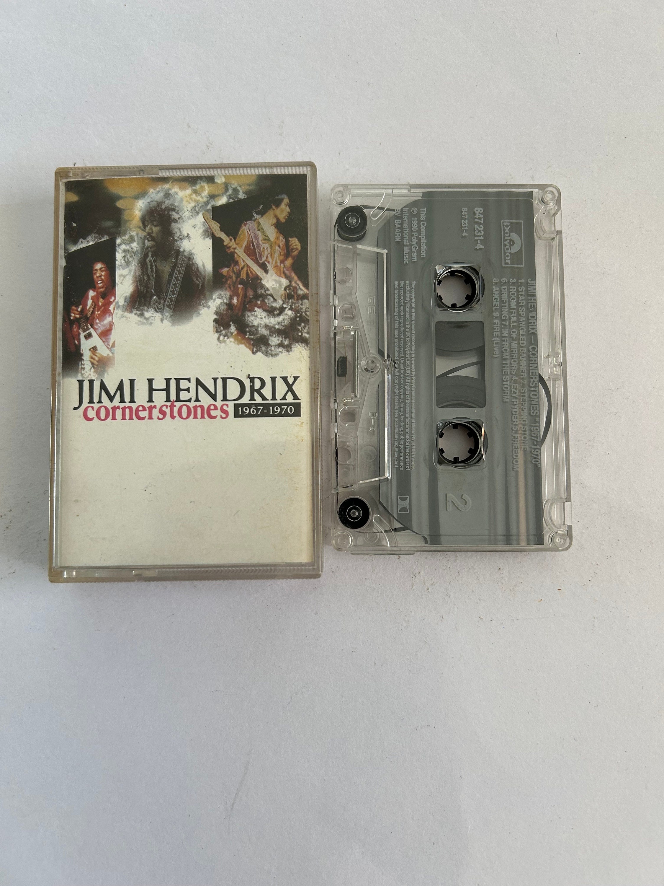 Jimi Hendrix Cornerstones Cassette Tape - Etsy