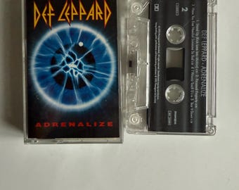 Def Leppard Adrenalize Cassette Tape
