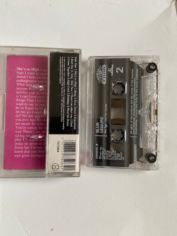 Blur Leisure Cassette Tape - Etsy