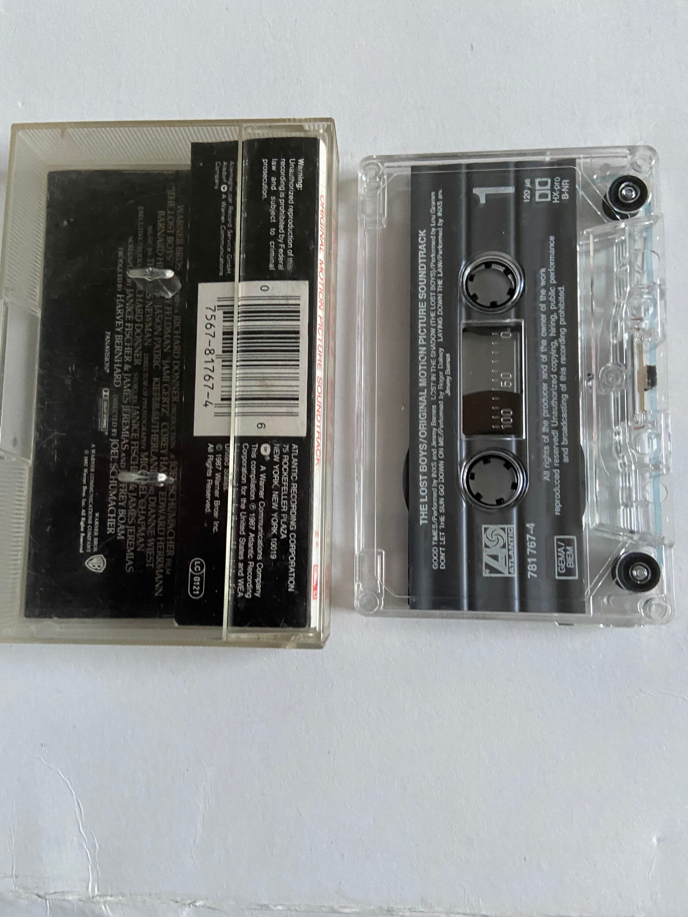 The Lost Boys Soundtrack Cassette Tape - Etsy