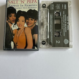 Salt N Pepa Rapped In Remixes Cassette Tape