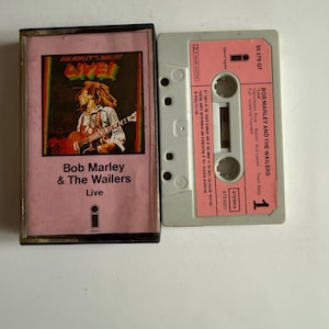 Bob Marley And The Wailers Live Cassette Tape