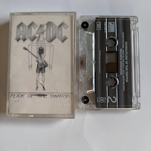 AC/DC Flick Of The Switch Cassette Tape
