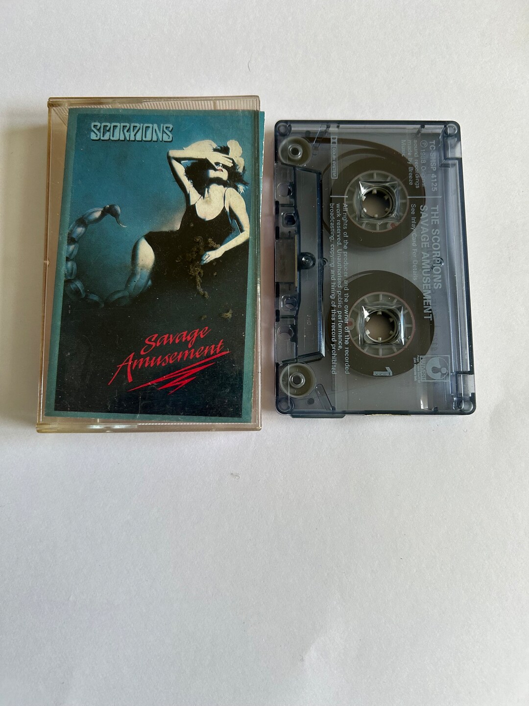 Scorpions Savage Amusement Cassette Tape - Etsy