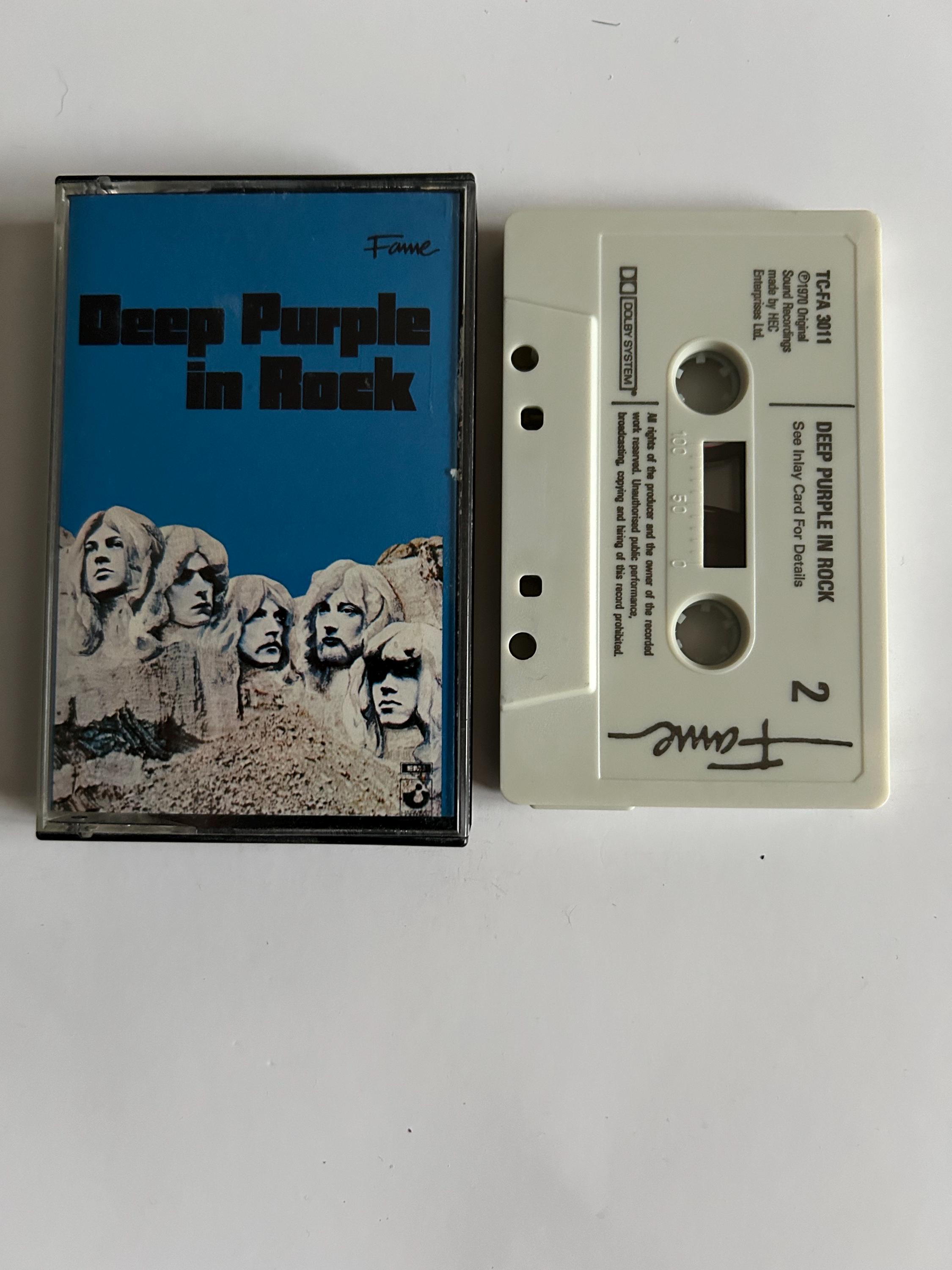 Deep Purple in Rock Cassette Tape
