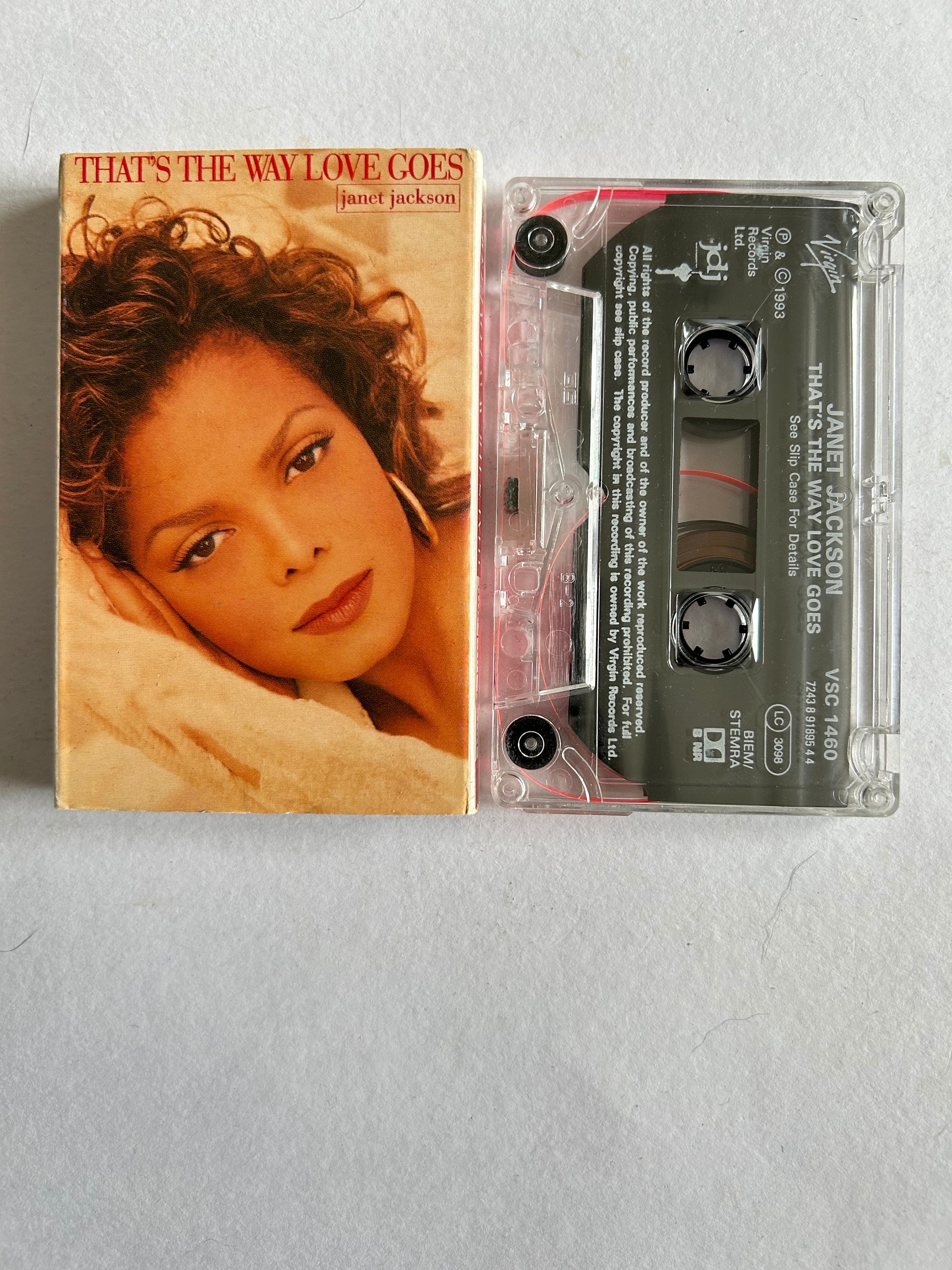 Janet Jackson Thats the Way Love Goes Worn Cover Cassette Tape - Etsy
