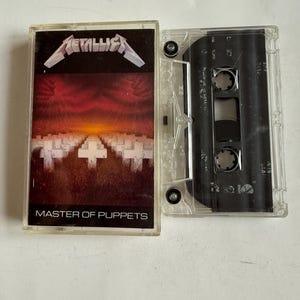Metallica Master Of Puppets Cassette Tape