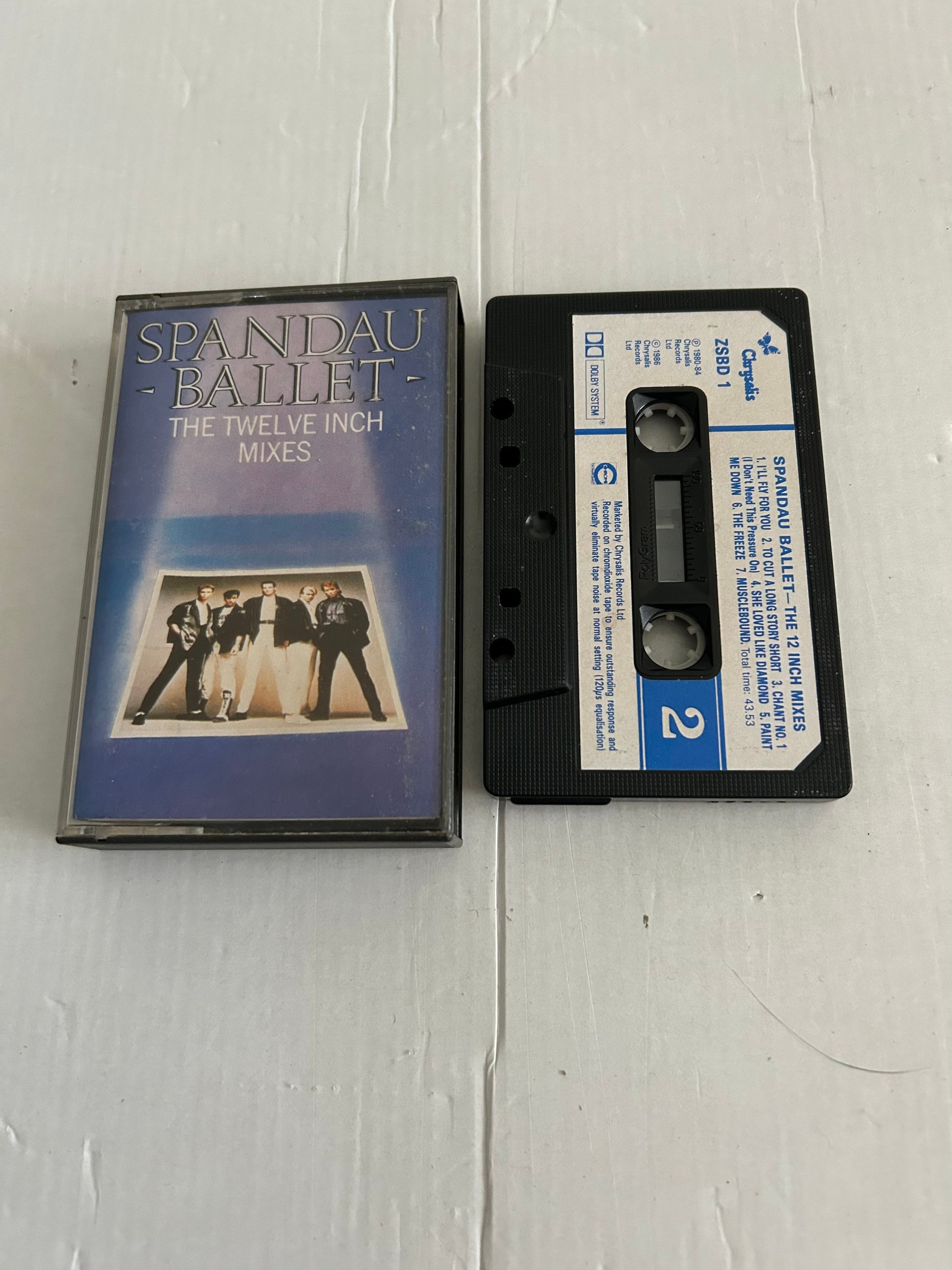 Spandau Ballet the Twelve Inch Mixes Cassette Tape - Etsy